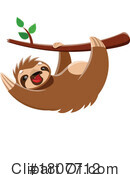 Sloth Clipart #1807712 by Vector Tradition SM