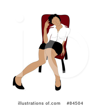 Royalty-Free (RF) Slouching Clipart Illustration by Pams Clipart - Stock Sample #84504