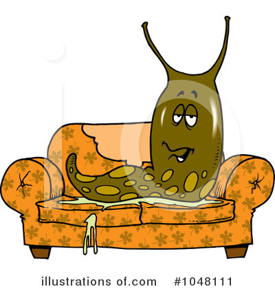 Royalty-Free (RF) Slug Clipart Illustration by toonaday - Stock Sample #1048111