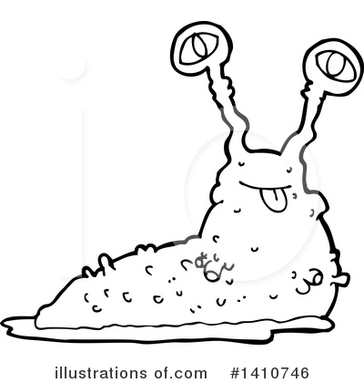 Royalty-Free (RF) Slug Clipart Illustration by lineartestpilot - Stock Sample #1410746
