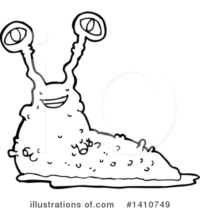 Royalty-Free (RF) Slug Clipart Illustration by lineartestpilot - Stock Sample #1410749