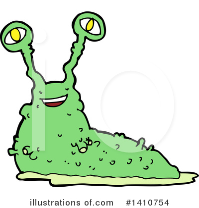 Slug Clipart #1410754 by lineartestpilot