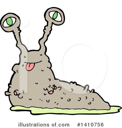 Royalty-Free (RF) Slug Clipart Illustration by lineartestpilot - Stock Sample #1410756