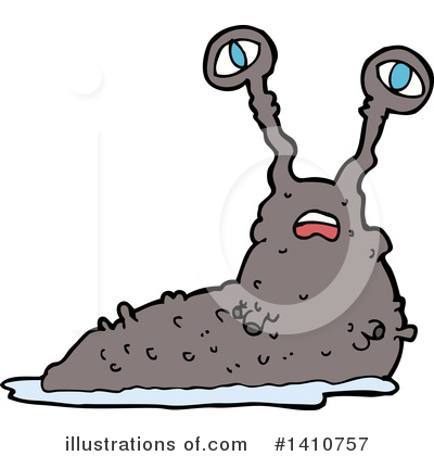Royalty-Free (RF) Slug Clipart Illustration by lineartestpilot - Stock Sample #1410757