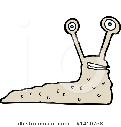 Royalty-Free (RF) Slug Clipart Illustration by lineartestpilot - Stock Sample #1410758