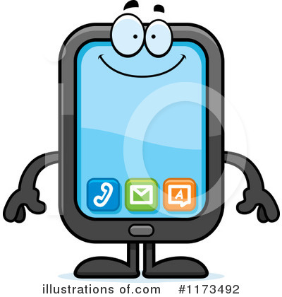 Smart Phone Clipart #1173492 by Cory Thoman