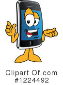Smart Phone Clipart #1224492 by Mascot Junction