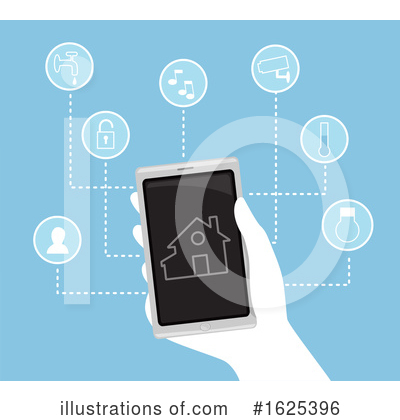 Royalty-Free (RF) Smart Phone Clipart Illustration by BNP Design Studio - Stock Sample #1625396