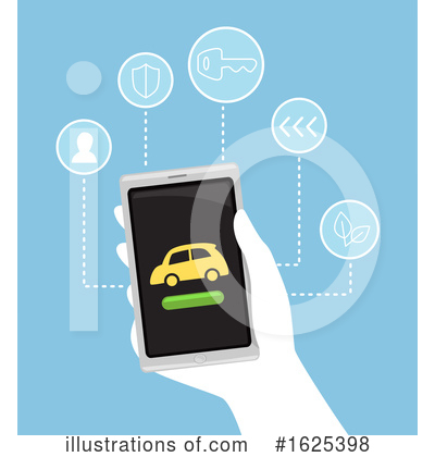 Royalty-Free (RF) Smart Phone Clipart Illustration by BNP Design Studio - Stock Sample #1625398