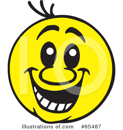 Royalty-Free (RF) Smiley Face Clipart Illustration by Dennis Holmes Designs - Stock Sample #65487