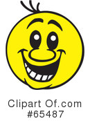 Smiley Face Clipart #65487 by Dennis Holmes Designs