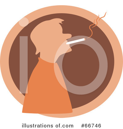 Royalty-Free (RF) Smoker Clipart Illustration by Prawny - Stock Sample #66746