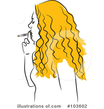 Royalty-Free (RF) Smoking Clipart Illustration by Prawny - Stock Sample #103602