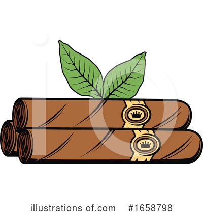 Cigar Clipart #1658798 by Vector Tradition SM