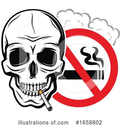 Royalty-Free (RF) Smoking Clipart Illustration by Vector Tradition SM - Stock Sample #1658802