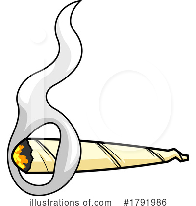 Royalty-Free (RF) Smoking Clipart Illustration by Hit Toon - Stock Sample #1791986