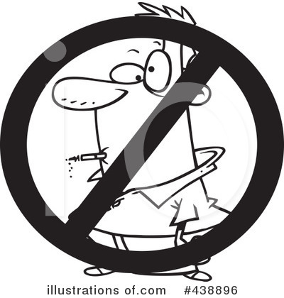 No Smoking Clipart #438896 by toonaday