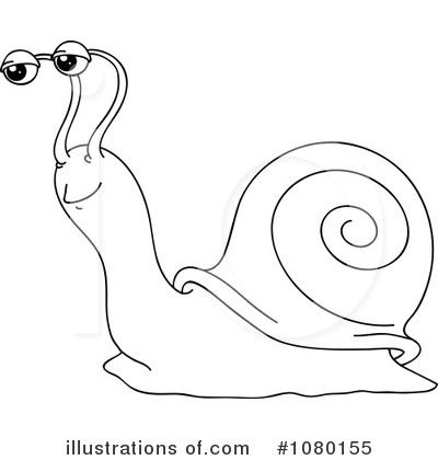 Royalty-Free (RF) Snail Clipart Illustration by Rosie Piter - Stock Sample #1080155