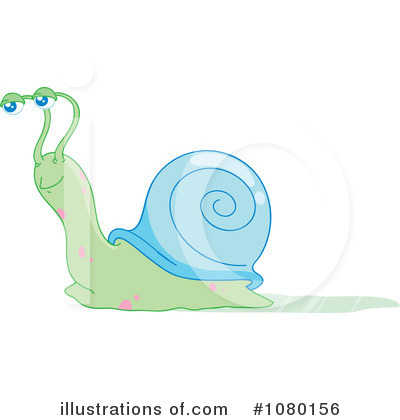 Royalty-Free (RF) Snail Clipart Illustration by Rosie Piter - Stock Sample #1080156