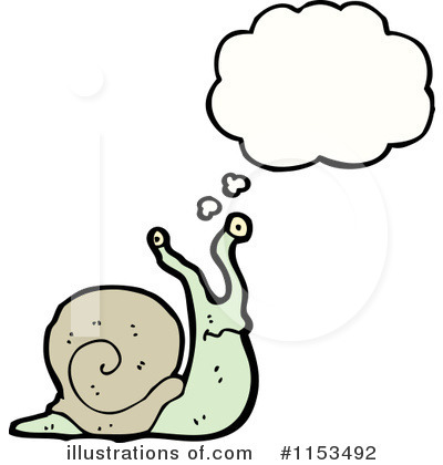 Royalty-Free (RF) Snail Clipart Illustration by lineartestpilot - Stock Sample #1153492