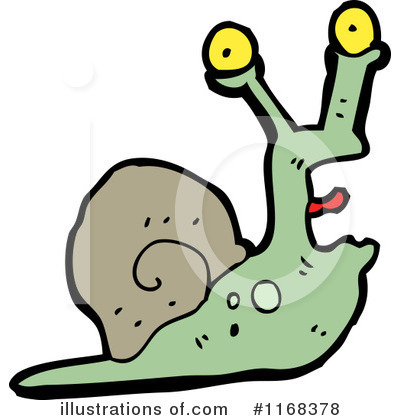 Royalty-Free (RF) Snail Clipart Illustration by lineartestpilot - Stock Sample #1168378