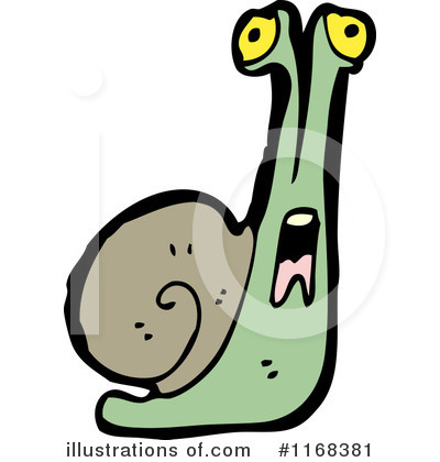 Royalty-Free (RF) Snail Clipart Illustration by lineartestpilot - Stock Sample #1168381