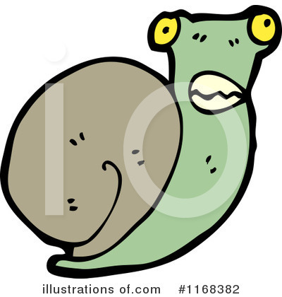 Royalty-Free (RF) Snail Clipart Illustration by lineartestpilot - Stock Sample #1168382