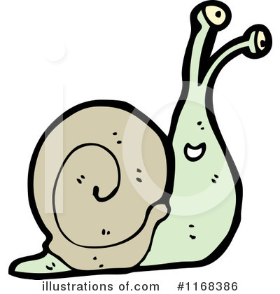 Royalty-Free (RF) Snail Clipart Illustration by lineartestpilot - Stock Sample #1168386
