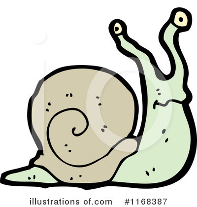 Royalty-Free (RF) Snail Clipart Illustration by lineartestpilot - Stock Sample #1168387