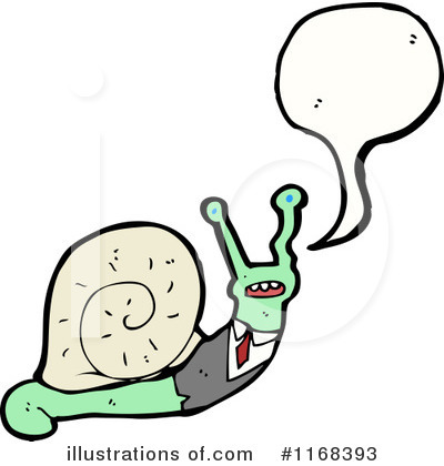 Royalty-Free (RF) Snail Clipart Illustration by lineartestpilot - Stock Sample #1168393