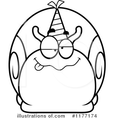 Royalty-Free (RF) Snail Clipart Illustration by Cory Thoman - Stock Sample #1177174