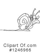 Snail Clipart #1246966 by toonaday