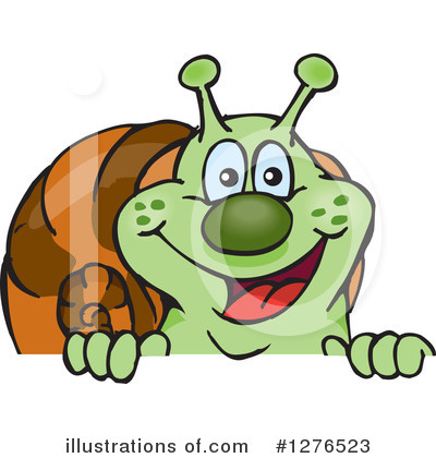 Royalty-Free (RF) Snail Clipart Illustration by Dennis Holmes Designs - Stock Sample #1276523