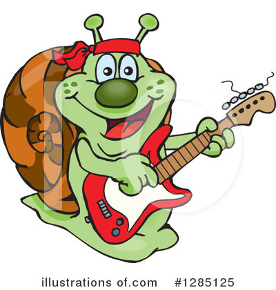 Royalty-Free (RF) Snail Clipart Illustration by Dennis Holmes Designs - Stock Sample #1285125