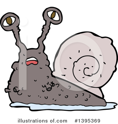 Royalty-Free (RF) Snail Clipart Illustration by lineartestpilot - Stock Sample #1395369