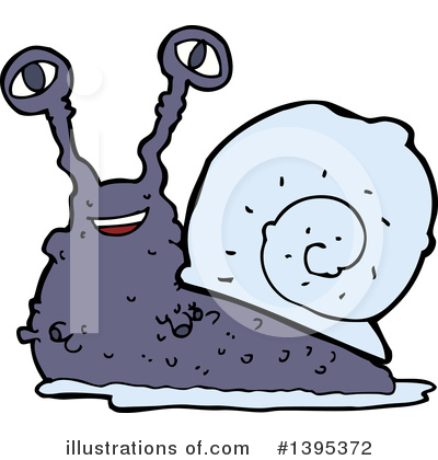 Royalty-Free (RF) Snail Clipart Illustration by lineartestpilot - Stock Sample #1395372