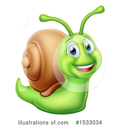 Royalty-Free (RF) Snail Clipart Illustration by AtStockIllustration - Stock Sample #1533034