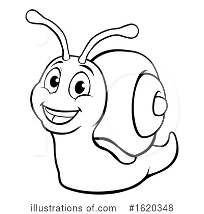 Royalty-Free (RF) Snail Clipart Illustration by AtStockIllustration - Stock Sample #1620348