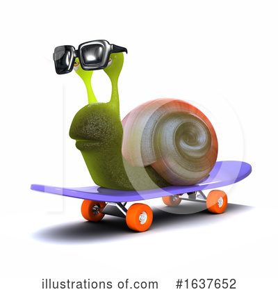 Snail Clipart #1637652 by Steve Young