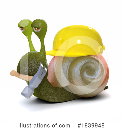 Royalty-Free (RF) Snail Clipart Illustration by Steve Young - Stock Sample #1639948
