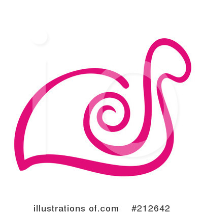 Royalty-Free (RF) Snail Clipart Illustration by Cherie Reve - Stock Sample #212642