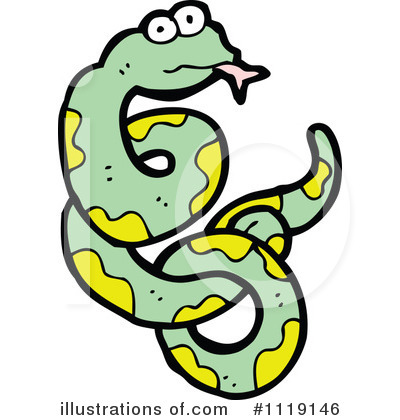 Royalty-Free (RF) Snake Clipart Illustration by lineartestpilot - Stock Sample #1119146
