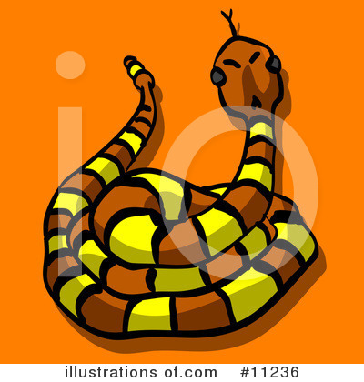 Snakes Clipart #11236 by Leo Blanchette