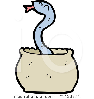 Royalty-Free (RF) Snake Clipart Illustration by lineartestpilot - Stock Sample #1133974