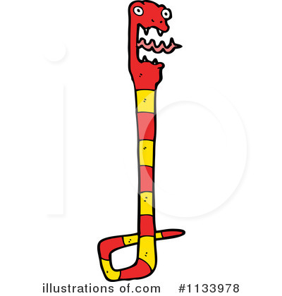 Royalty-Free (RF) Snake Clipart Illustration by lineartestpilot - Stock Sample #1133978