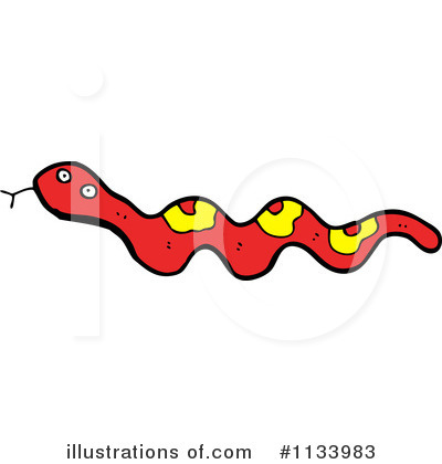 Royalty-Free (RF) Snake Clipart Illustration by lineartestpilot - Stock Sample #1133983
