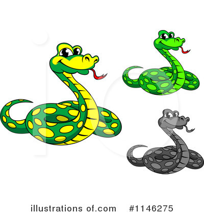 Royalty-Free (RF) Snake Clipart Illustration by Vector Tradition SM - Stock Sample #1146275