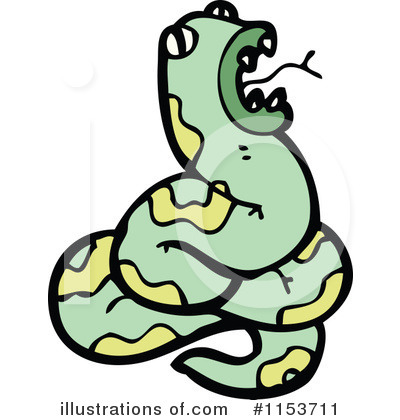 Royalty-Free (RF) Snake Clipart Illustration by lineartestpilot - Stock Sample #1153711