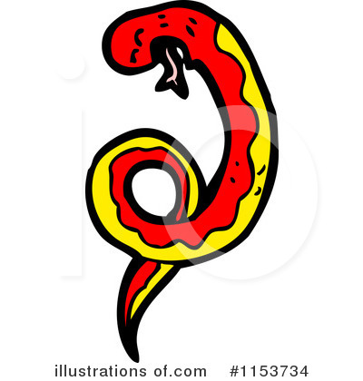 Royalty-Free (RF) Snake Clipart Illustration by lineartestpilot - Stock Sample #1153734
