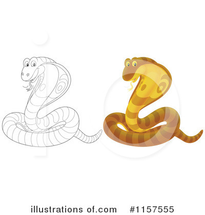 Royalty-Free (RF) Snake Clipart Illustration by Alex Bannykh - Stock Sample #1157555